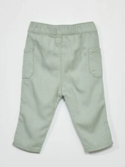 Pantalon Avec Larges Poches Plaquées -Kiabi pantalon avec larges poches plaquees vert gris zq247 1 frb6 1