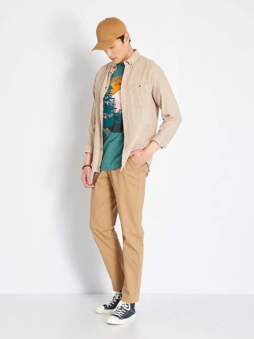 Pantalon Chino En Coton Stretch L34 4 Pantalon Chino En Coton Stretch L34 – Image 2