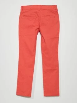 Pantalon Chino -Kiabi pantalon chino rouge framboise xw140 44 frb5
