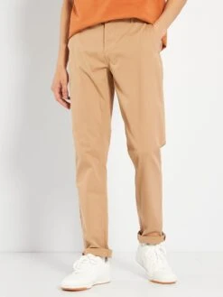 Pantalon Chino Slim -Kiabi pantalon chino slim beige vj070 2 frb3