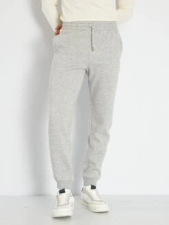 Pantalon De Jogging Bicolore -Kiabi pantalon de jogging bicolore gris zo294 3 frb3