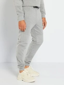 Pantalon De Jogging Empiècements Genoux -Kiabi pantalon de jogging empiecements genoux gris zn149 2 frb3