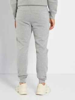 Pantalon De Jogging Empiècements Genoux -Kiabi pantalon de jogging empiecements genoux gris zn149 2 frb4