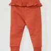 Pantalon En Molleton Avec Volant -Kiabi pantalon en molleton avec volant orange acs33 1 frb2