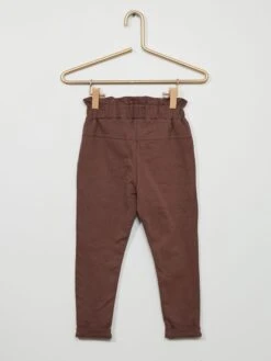 Pantalon En Molleton Bandes Tressées