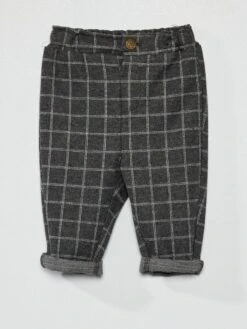 Pantalon Flanelle à Carreaux -Kiabi pantalon flanelle a carreaux gris zk663 2 frb4
