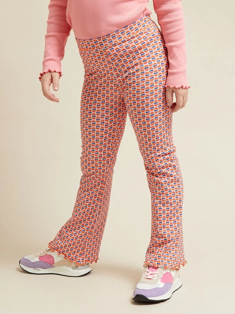 Pantalon Flare/bootcut à Motifs - Kiabi X Chacha 4 Pantalon Flare/bootcut à Motifs - Kiabi X Chacha – Image 2