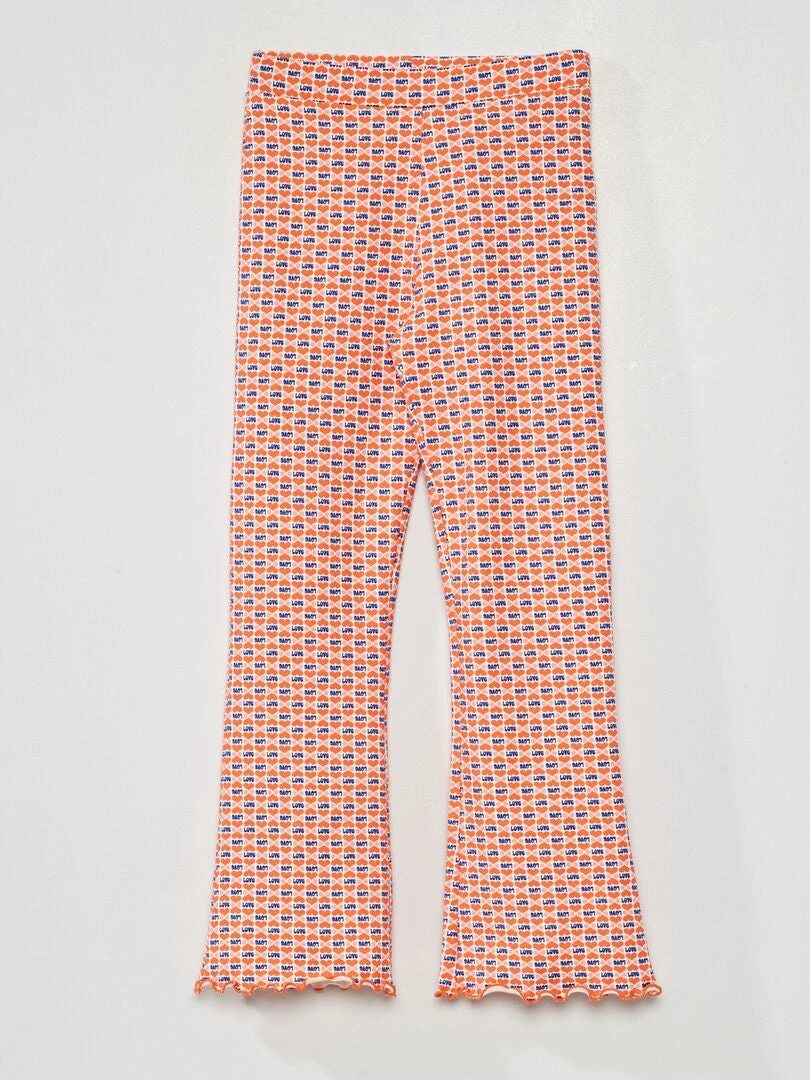 Pantalon Flare/bootcut à Motifs - Kiabi X Chacha 7 Pantalon Flare/bootcut à Motifs - Kiabi X Chacha – Image 5