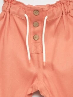 Pantalon Sarouel Uni -Kiabi pantalon sarouel uni orange zp059 2 frb2