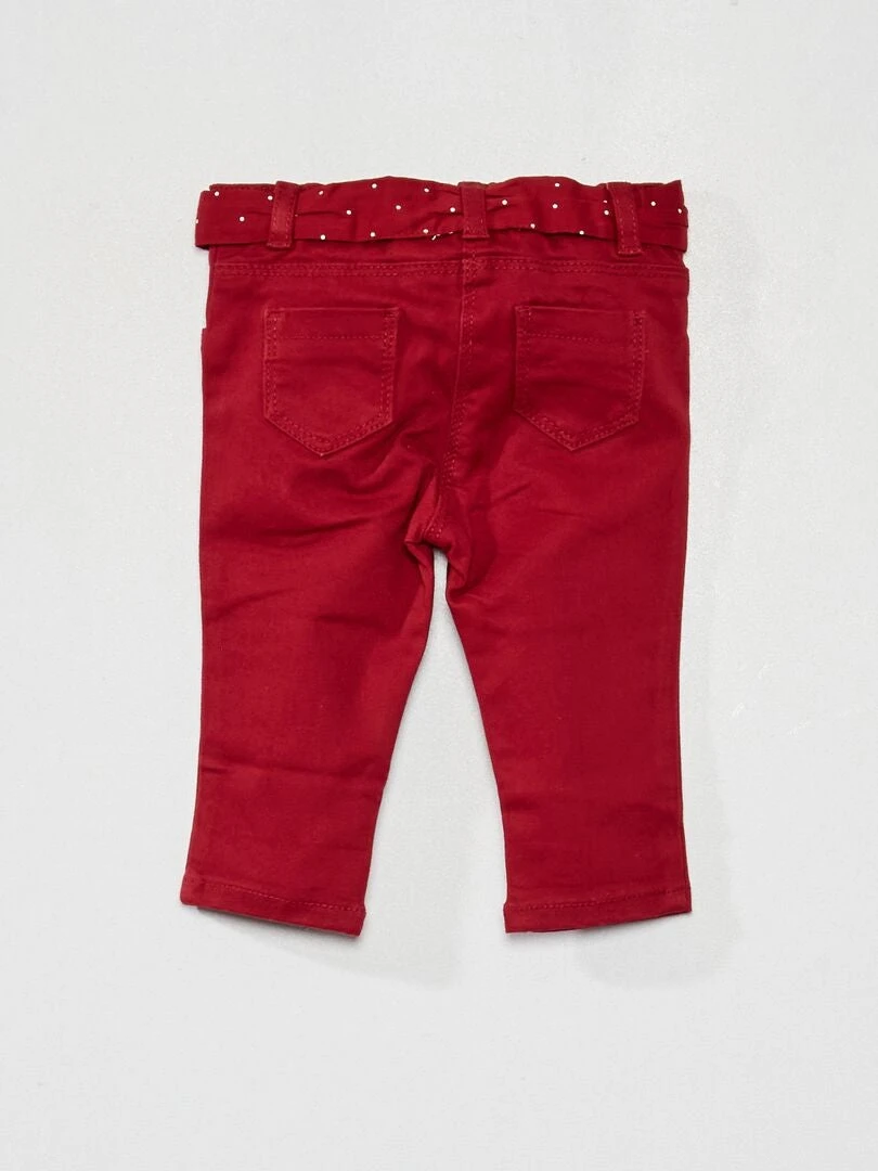 Pantalon Slim Ceinturé 4 Pantalon Slim Ceinturé – Image 2