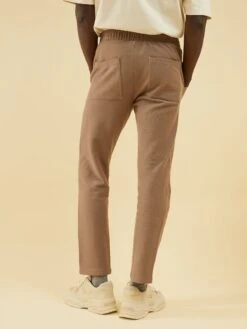 Pantalon Slim En Maille Unie -Kiabi pantalon slim en maille unie beige zm911 1 frb3