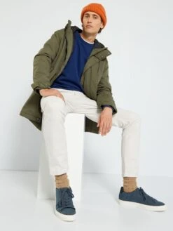 Parka Longue à Capuche 'Produkt' -Kiabi parka longue a capuche produkt kaki zj758 2 frb3