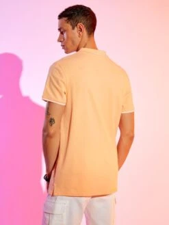 Polo En Maille Piqué -Kiabi polo en maille pique orange zq467 2 frb3