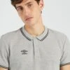Polo En Maille Piquée 'Umbro' -Kiabi polo en maille piquee umbro gris clair aah87 2 frb3