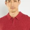 Polo En Nid D'abeille -Kiabi polo en nid dabeille rouge bordeaux zr253 5 frb4