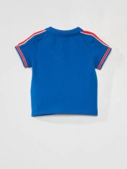 Polo En Piqué De Coton - Allez Les Bleus -Kiabi polo en pique de coton allez les bleus bleu zt637 1 frb2 1