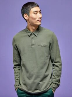 Polo En Piqué De Coton -Kiabi polo en pique de coton kaki zr082 2 frb2