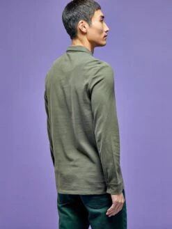 Polo En Piqué De Coton -Kiabi polo en pique de coton kaki zr082 2 frb3