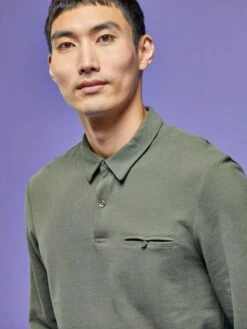 Polo En Piqué De Coton -Kiabi polo en pique de coton kaki zr082 2 frb4 1