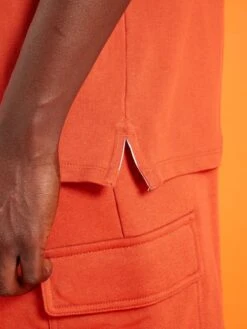 Polo En Piqué De Coton -Kiabi polo en pique de coton orange zo869 1 frb5 1