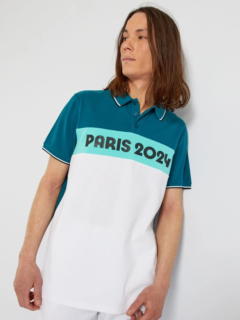 Polo En Piqué De Coton - Paris 2024 4 Polo En Piqué De Coton - Paris 2024 – Image 2