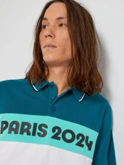 Polo En Piqué De Coton - Paris 2024 10 Polo En Piqué De Coton - Paris 2024 -Kiabi polo en pique de coton paris 2024 vert zq374 1 frb4