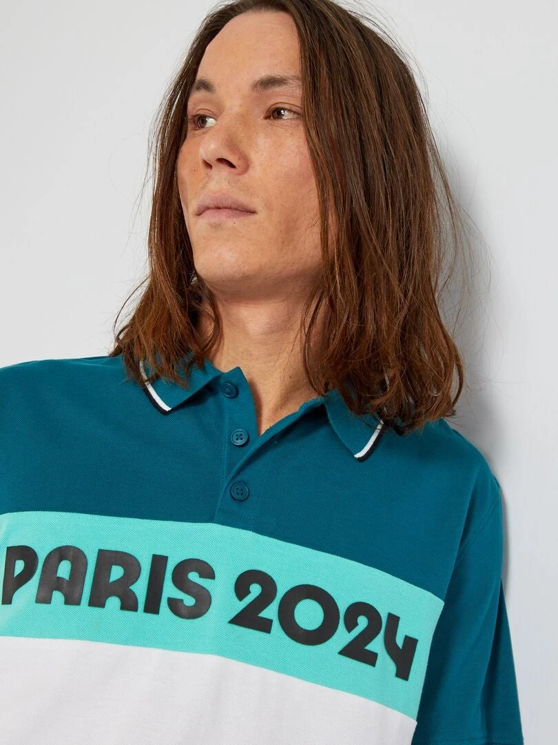 Polo En Piqué De Coton - Paris 2024 6 Polo En Piqué De Coton - Paris 2024 – Image 4
