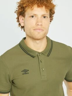 Polo 'Umbro' En Maille Piquée -Kiabi polo umbro en maille piquee kaki aah83 6 frb3