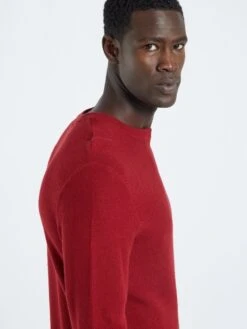 Pull Col Rond Nid D'abeille