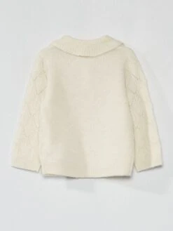 Pull En Maille Fantaisie -Kiabi pull en maille fantaisie blanc zo676 1 frb2 1