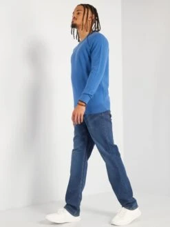 Pull En Maille Fine Unie - Facile à Enfiler -Kiabi pull en maille fine unie facile a enfiler bleu aca24 1 frb9 1