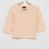 Pull En Maille Point Mousse -Kiabi pull en maille point mousse rose yu941 1 frb1