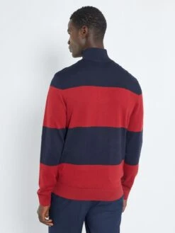 Pull Rayé Col Camionneur -Kiabi pull raye col camionneur rougmarine zj813 2 frb3