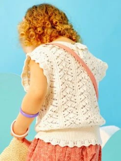 Pull Sans Manches En Maille Ajourée -Kiabi pull sans manches en maille ajouree ecru zq891 1 frb3