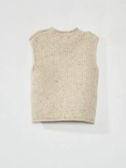 Pull Sans Manches En Maille