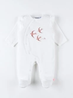 Pyjama 1 Pièce Hirondelles En Velours, -Kiabi pyjama 1 piece hirondelles en velours beige bdc25 1 frb3 1