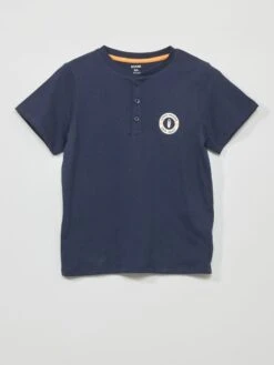 Pyjama Court - 2 Pièces -Kiabi pyjama court 2 pieces marinegris zn038 1 frb3