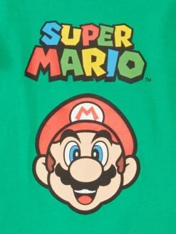 Pyjama Court 'Mario' 'Nintendo' - 2 Pièces -Kiabi pyjama court mario nintendo 2 pieces vertbleu aad13 1 frb2