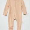 Pyjama Dors-bien évolutif Avec Revers Chevilles Et Poignets -Kiabi pyjama dors bien evolutif avec revers chevilles et poignets beige zj178 3 frb3