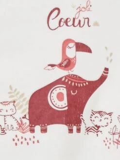 Pyjama Dors-bien 'Petit Béguin' -Kiabi pyjama dors bien petit beguin blancrose zs104 1 frb2