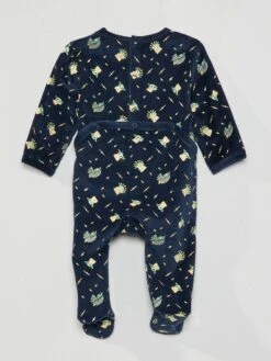 Pyjama En Velours 'Star Wars' -Kiabi pyjama en velours star wars bleu marine zc692 1 frb2 1