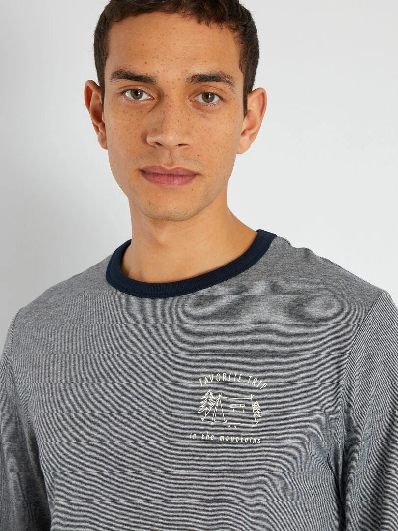 Pyjama Long En Jersey - 2 Pièces 5 Pyjama Long En Jersey - 2 Pièces – Image 3