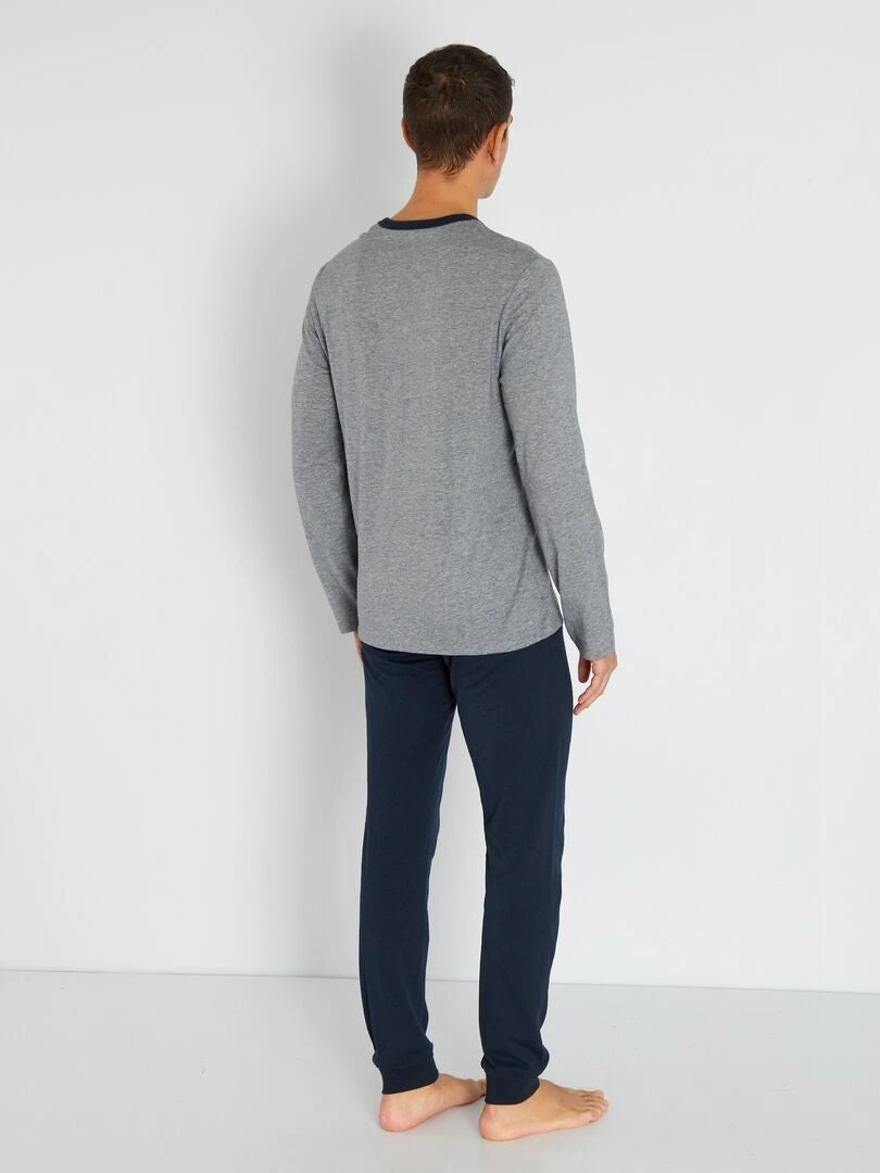 Pyjama Long En Jersey - 2 Pièces 6 Pyjama Long En Jersey - 2 Pièces – Image 4