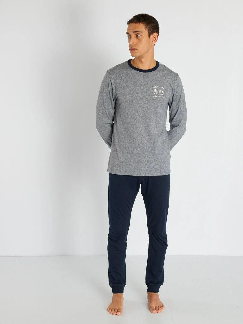 Pyjama Long En Jersey - 2 Pièces 7 Pyjama Long En Jersey - 2 Pièces – Image 5