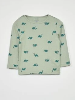 Pyjama Long Imprimé - 2 Pièces -Kiabi pyjama long imprime 2 pieces vert zi266 8 frb3