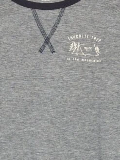 Pyjama Long - Imprimé Minimaliste - 2 Pièces -Kiabi pyjama long imprime minimaliste 2 pieces bleu marine zj895 1 frb3