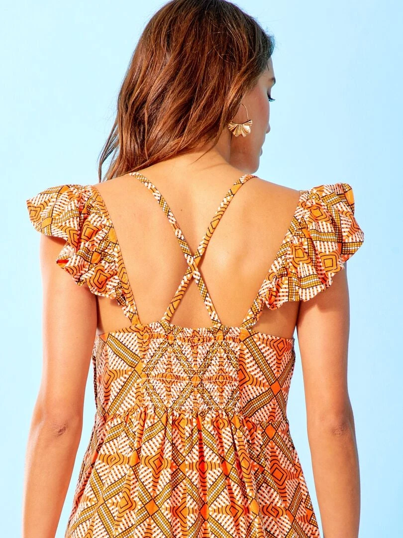 Robe à Bretelles Volantées 7 Robe à Bretelles Volantées – Image 5