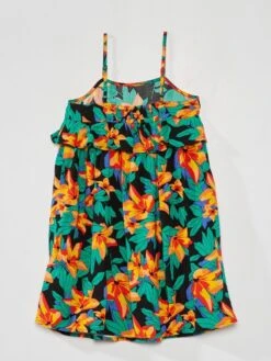 Robe à Fines Bretelles Avec Imprimé Fantaisie