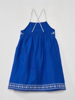 Robe Corolle Avec Broderies