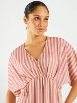 Robe Courte à Paillettes -Kiabi robe courte a paillettes rose zq784 1 frb5 1